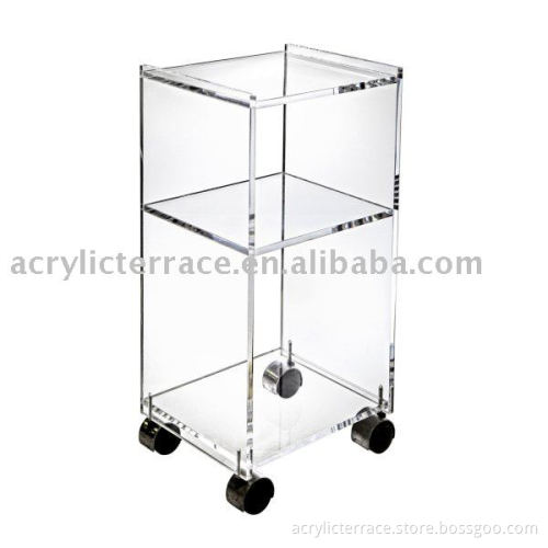 Acrylic trolley Desk/office desk /trolley desk/computer desk